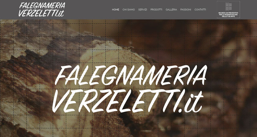 Falegnameria Verzeletti - siti web - Brescia